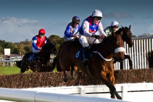 Oxford Photography - Stratford Races - Horses taking the jump