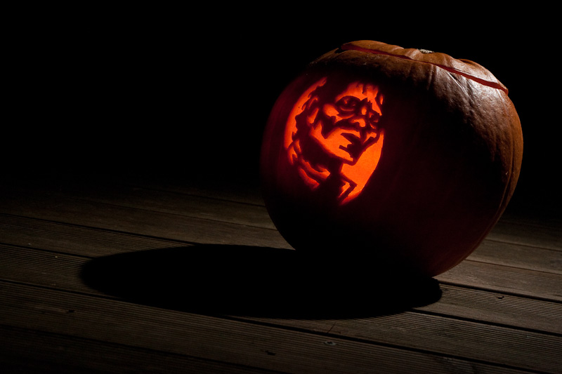 My Halloween Pumpkin Jack-o-Lantern is a Michael Jackson Pumpin Carving Template Jacko Lantern