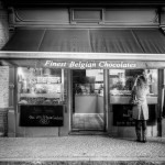 One of the very many Belgian Chocoalte Shops to be found in Brugge, Belgium